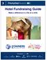 Hotel Fundraising Guide. Make a difference in a life of a child.