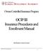 OCIP III Insurance Procedures and Enrollment Manual
