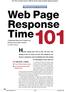 Web Page Response Time