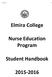 Elmira College. Nurse Education Program. Student Handbook