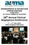 28 th Annual Clinical Negligence Conference