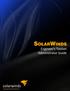 SolarWinds Engineer's Toolset 11.0.0.1 Document revised: 7/6/2015