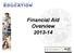 Financial Aid Overview 2013-14