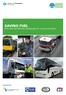 SAVING FUEL. Safe and fuel efficient driving tips for trucks and buses. Supported by