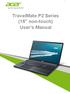 TravelMate P2 Series (15 non-touch) User s Manual - 1