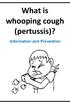 What is whooping cough. (pertussis)? Information and Prevention. Ocument dn