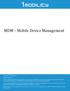 MDM Mobile Device Management