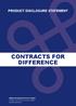 CONTRACTS FOR DIFFERENCE