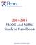 2014-2015 MSOD and MPhil Student Handbook