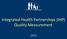 Integrated Health Partnerships (IHP) Quality Measurement