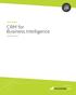 CRM for Business Intelligence