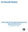 CA Nimsoft Monitor. Probe Guide for Microsoft Exchange Server Response Monitoring. ews_response v1.1 series