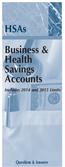 Business & Health Savings Accounts