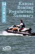 Kansas Boating Regulations Summary