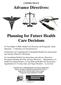 Advance Directives: Planning for Future Health Care Decisions