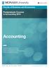 Accounting. Faculty of Business and Economics. Postgraduate Courses in Accounting 2014
