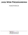 Java Web Programming. Student Workbook