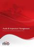 Audit & Inspection Management. Enterprise Cloud Audit & Inspection Management Solution