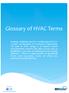 Glossary of HVAC Terms