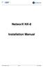 NX-8 Installation manual Page 1 Date 13/03/04