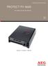 OPERATING INSTRUCTIONS. PRotEct PV 4600. on-grid solar inverter. Version 17.03.2011 / Rev 04