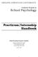 Practicum/Internship Handbook