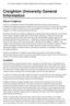 Creighton University General Information