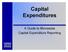 Capital Expenditure Reporting Requirements For Major Spending Commitments