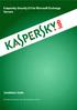 Kaspersky Security 8.0 for Microsoft Exchange Servers AD Installation Guide