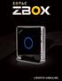 ZOTAC ZBOX User s Manual