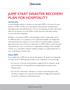 JUMP START DISASTER RECOVERY PLAN FOR HOSPITALITY