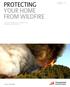 PROTECTING YOUR HOME FROM WILDFIRE