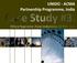 UNIDO - ACMA Partnership Programme, India