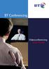 BT Conferencing. Videoconferencing. User Guide