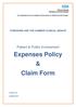 Expenses Policy & Claim Form