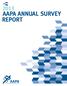 AAPA ANNUAL SURVEY REPORT