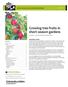 Growing tree fruits in short-season gardens