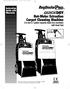 Instruction Guide with Warranty Hot-Water Extraction Carpet Cleaning Machine
