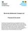 Electricity Settlements Company Ltd Framework Document