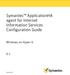 Symantec ApplicationHA agent for Internet Information Services Configuration Guide