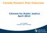 Canada Pension Plan Overview Citizens for Public Justice April 2012