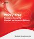 Worry-FreeTM. Business Security Standard and Advanced Editions. System Requirements. Administrator s Guide. Securing Your Journey to the Cloud8