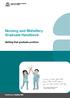 Nursing and Midwifery Graduate Handbook. Getting that graduate position