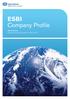 ESBI Company Profile. ESB International. Bringing Energy Innovation to the World...