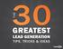 THE 30 GREATEST LEAD GENERATION TIPS, TRICKS AND IDEAS 1 THE. www.hubspot.com
