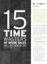 TIME WASTERS AND LEAD GENERATION 15 TIME-WASTERS. White Paper. by Kenneth Krogue