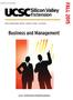 FALL 2015. Business and Management. ucsc-extension.edu/business. 2505 Augustine Drive, Santa Clara, CA 95054