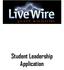 Student Leadership Application