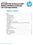 HP D3600 Disk Enclosure 4,000 Mailbox Resiliency Exchange 2013 Storage Solution