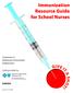 Immunization Resource Guide for School Nurses